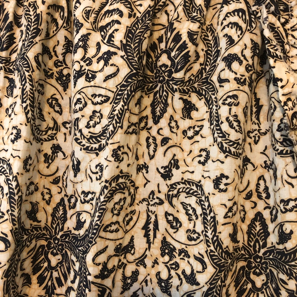 Figue Gianna Dress Mini Tassels Ruffle Boho Dummer Lotus Batik Sand XL - Picture 9 of 13
